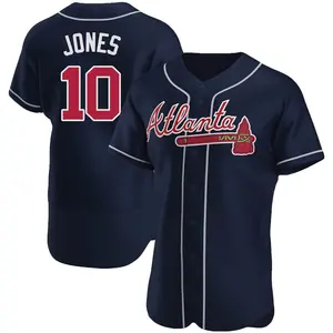 chipper jones red jersey