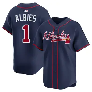 Ozzie Albies Atlanta Braves Limited Alternate Jersey - Navy