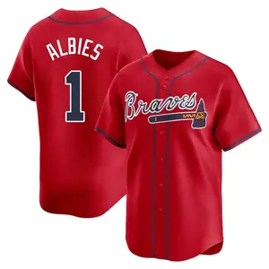 Ozzie Albies Atlanta Braves Limited Alternate Jersey - Red