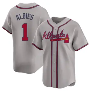 Ozzie Albies Atlanta Braves Limited Away Jersey - Gray