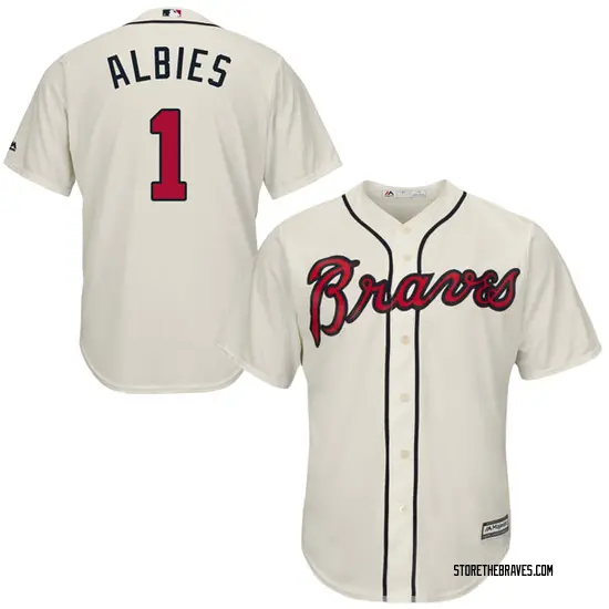 Ozzie Albies Atlanta Braves Youth Authentic Cool Base Alternate ...